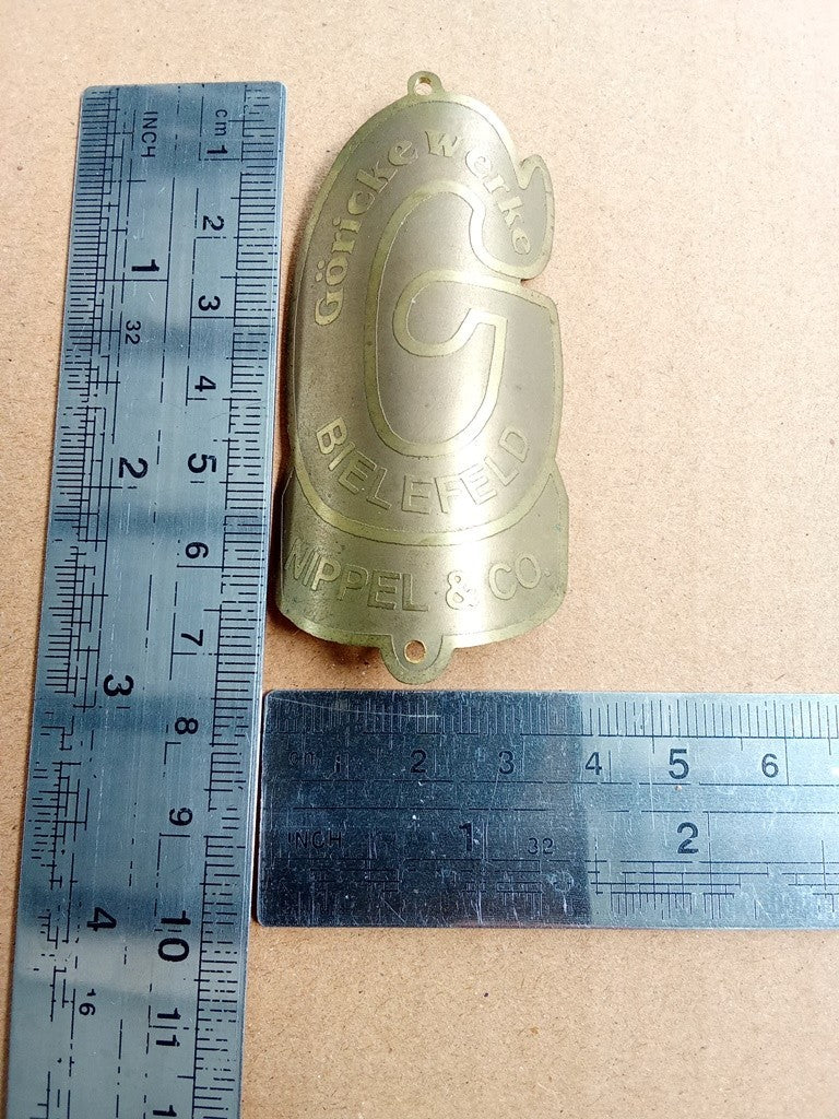 GORICKE Etched Emblem Head Badge For Vintage Bicycle(Free shipping) vintage_bike_store