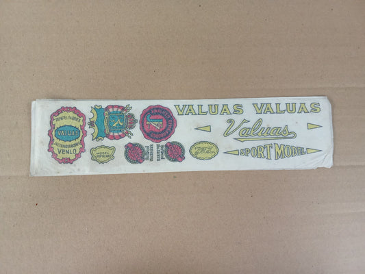 VALUAS SPORT MODEL Transfer Decal Sticker For Valuas Vintage Bike NOS (Free shipping) vintage_bike_store