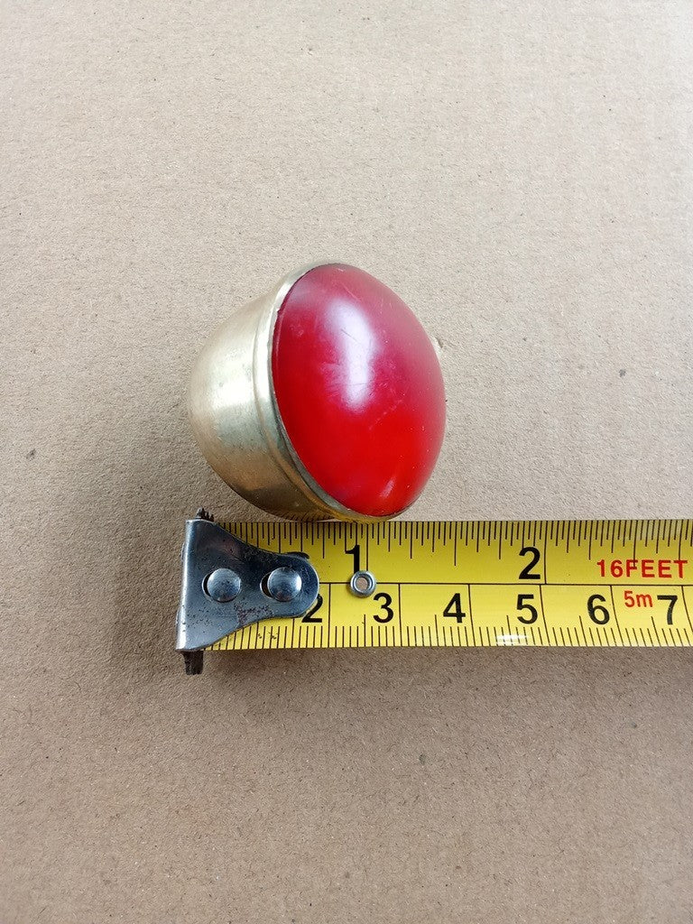 Rear reflector brass dia 4cm For Vintage Bicycle Raleigh Rudge Humber BSA Etc (Free shipping) vintage_bike_store