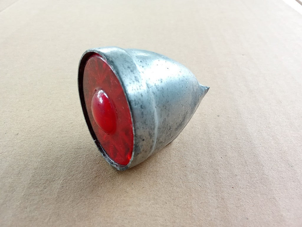Simplex Red Silver Reflectors Aluminum For Vintage Bicycle vintage_bike_store