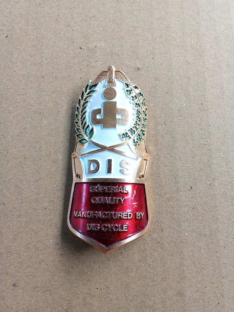 DIS CYCLE Head Badge Emblem For DIZ Vintage Bicycle NOS (Free shipping) vintage_bike_store