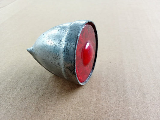 Simplex Red Silver Reflectors Aluminum For Vintage Bicycle vintage_bike_store