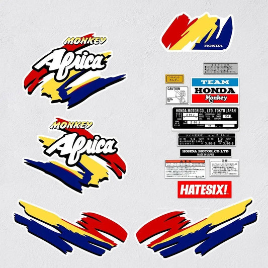 Sticker Decal Z50R Monkey Baja Africa side cover tank (Free shipping) vintage_bike_store