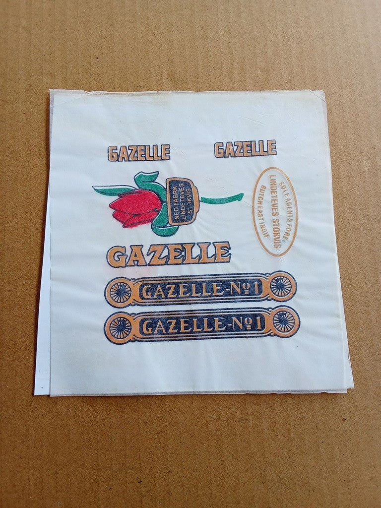 Vintage Sticker Water Transfer GAZELLE Vintage Bicycle NOS (Free shipping) vintage_bike_store