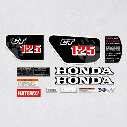 Sticker Decal CT 125 CT Hunter Cub 2023 side cover tank (Free shipping) vintage_bike_store