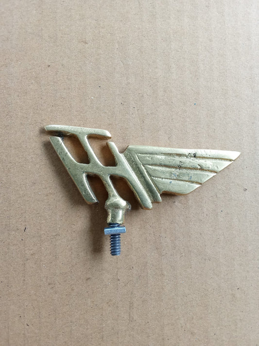 TH Ornament For TEHA / HARTOG Vintage Bicycle Front Mudguard Emblem Badge vintage_bike_store