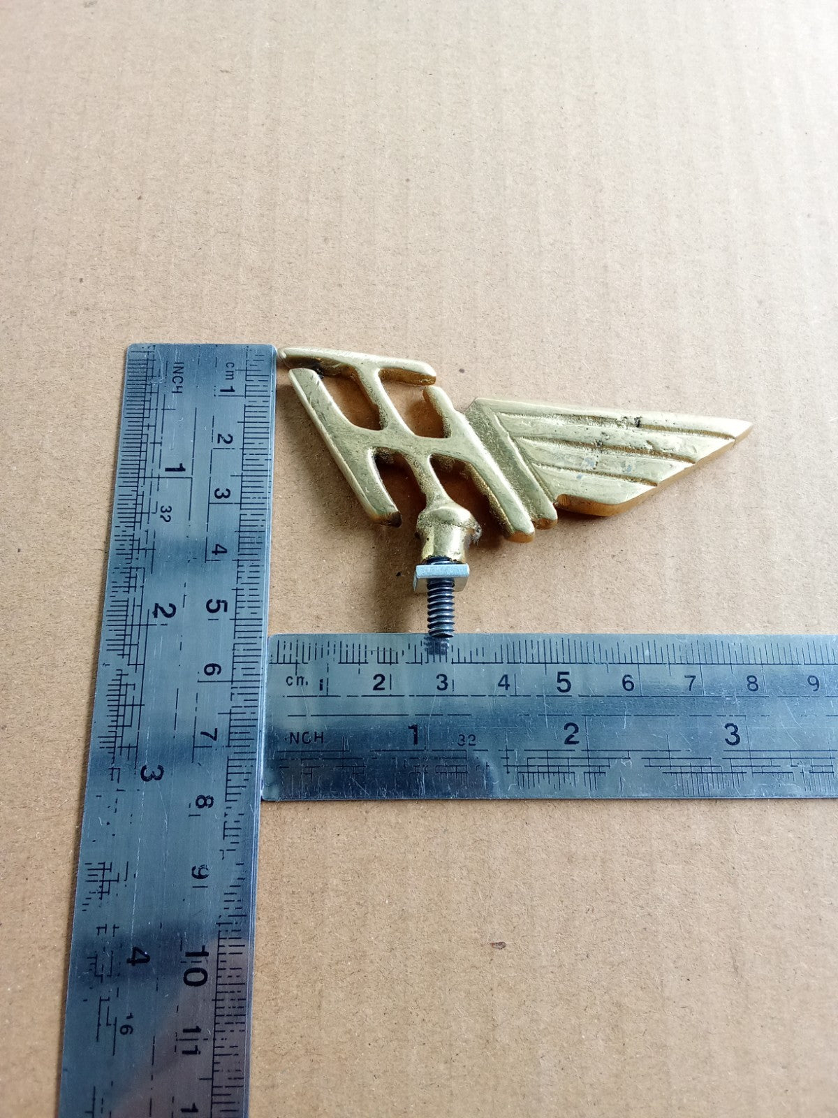 TH Ornament For TEHA / HARTOG Vintage Bicycle Front Mudguard Emblem Badge vintage_bike_store
