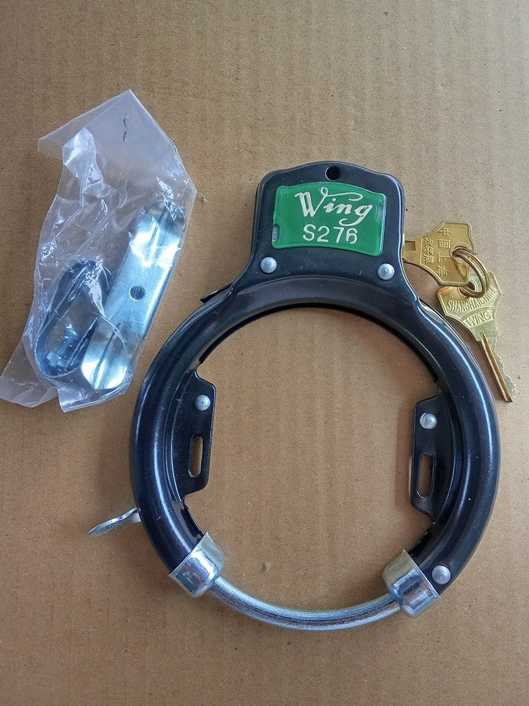 WING Padlock with bracket For Vintage bicycle Raleigh Rudge Humber Hercules etc (Free shipping) vintage_bike_store