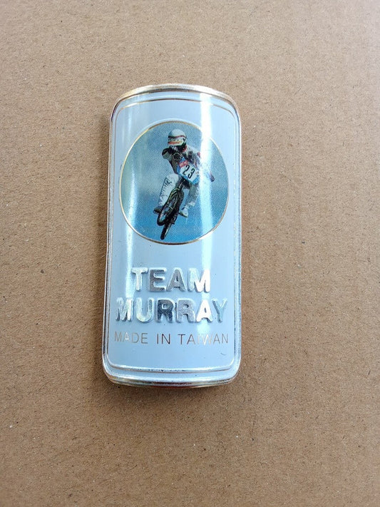 TEAM MURRAY Emblem Head Badge For Racing Vintage Bicycle NOS vintage_bike_store