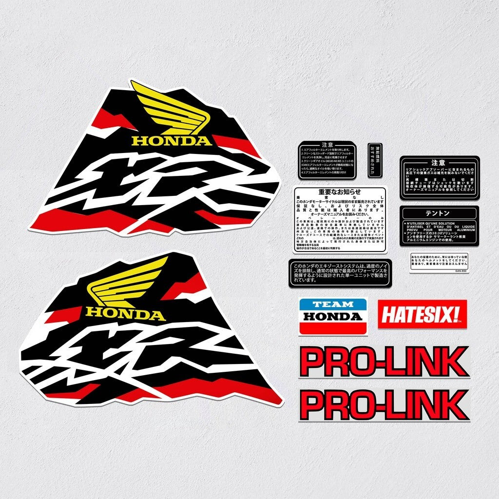 Sticker Decal Baja XR 1998 side cover tank (Free shipping) vintage_bike_store