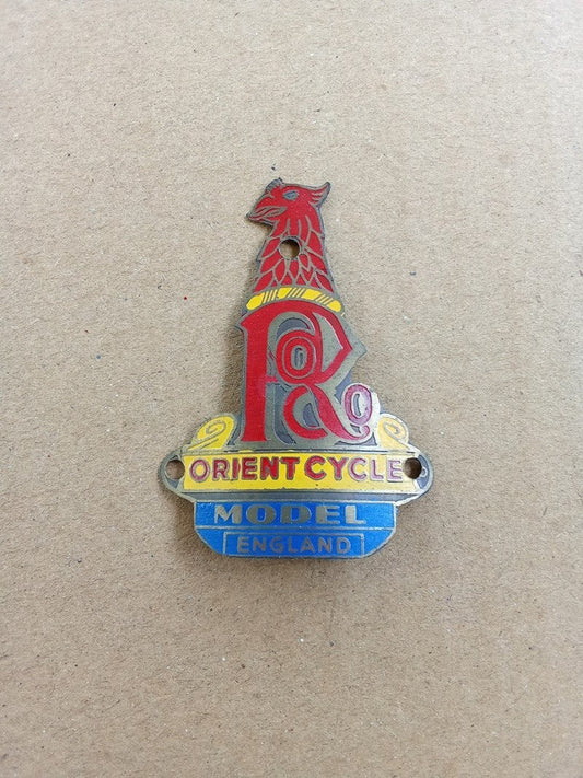 ORIENT bicycle emblem head badge vintage_bike_store