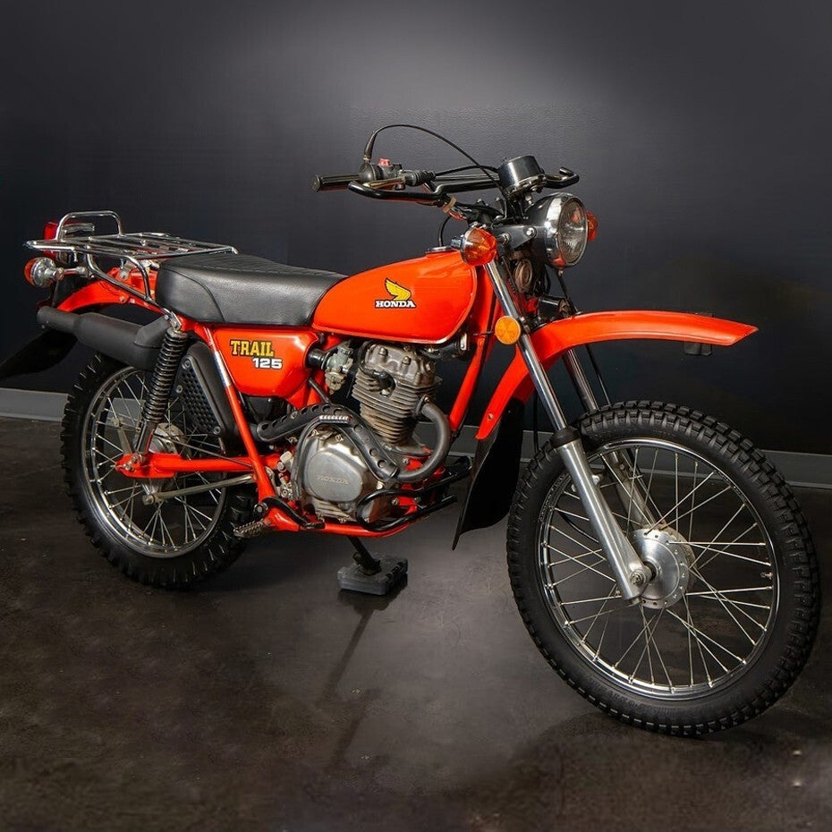 Sticker Decal CT 125 Trail 125 1977 side cover fuel tank (free shipping) vintage_bike_store