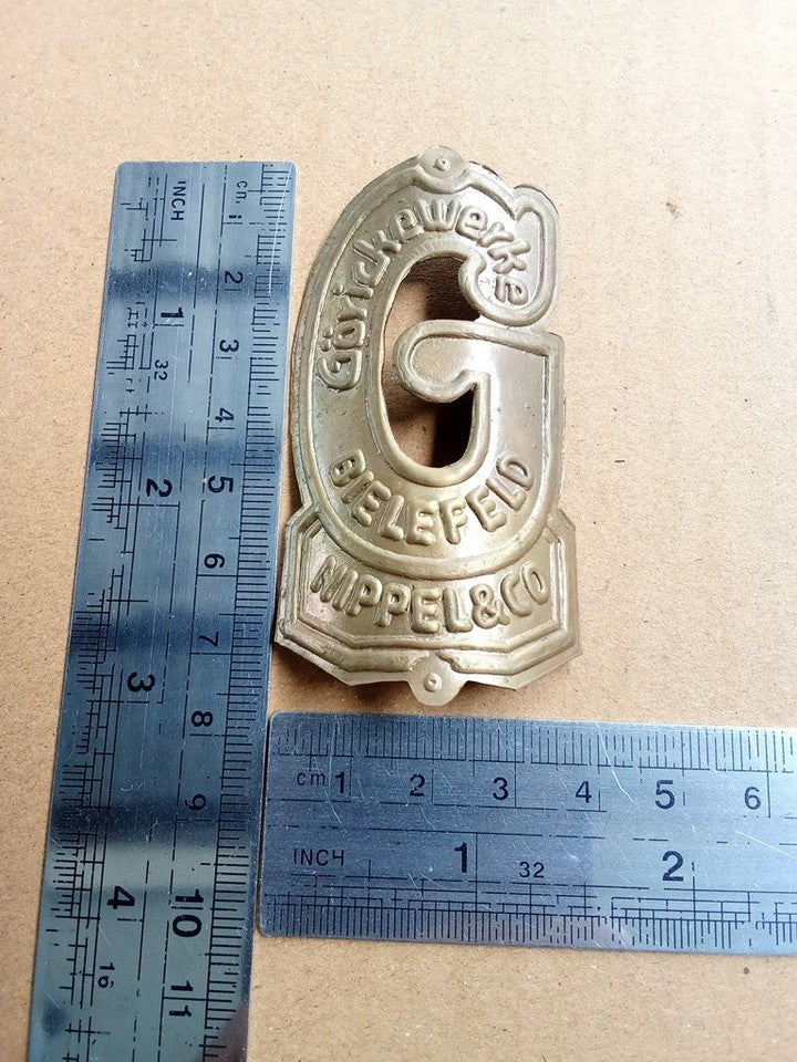 GORICKE Brass Emblem Head Badge For Vintage Bicycle vintage_bike_store