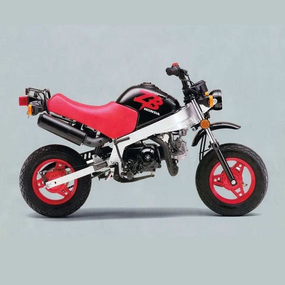 Sticker Decal Z50 ZB Black side cover tank (Free shipping) vintage_bike_store