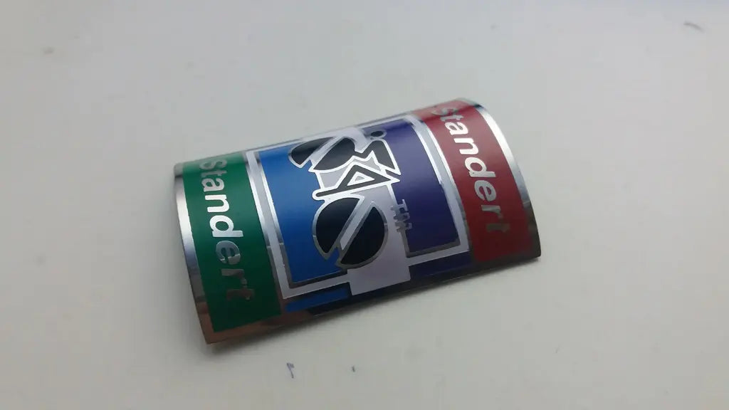 Handmade stainless steel Standert Racing bicycle emblem