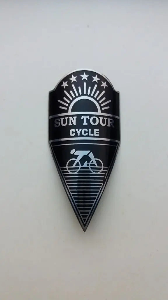 Sun Tour Cycle bicycle head badge stainless steel handmade emblem