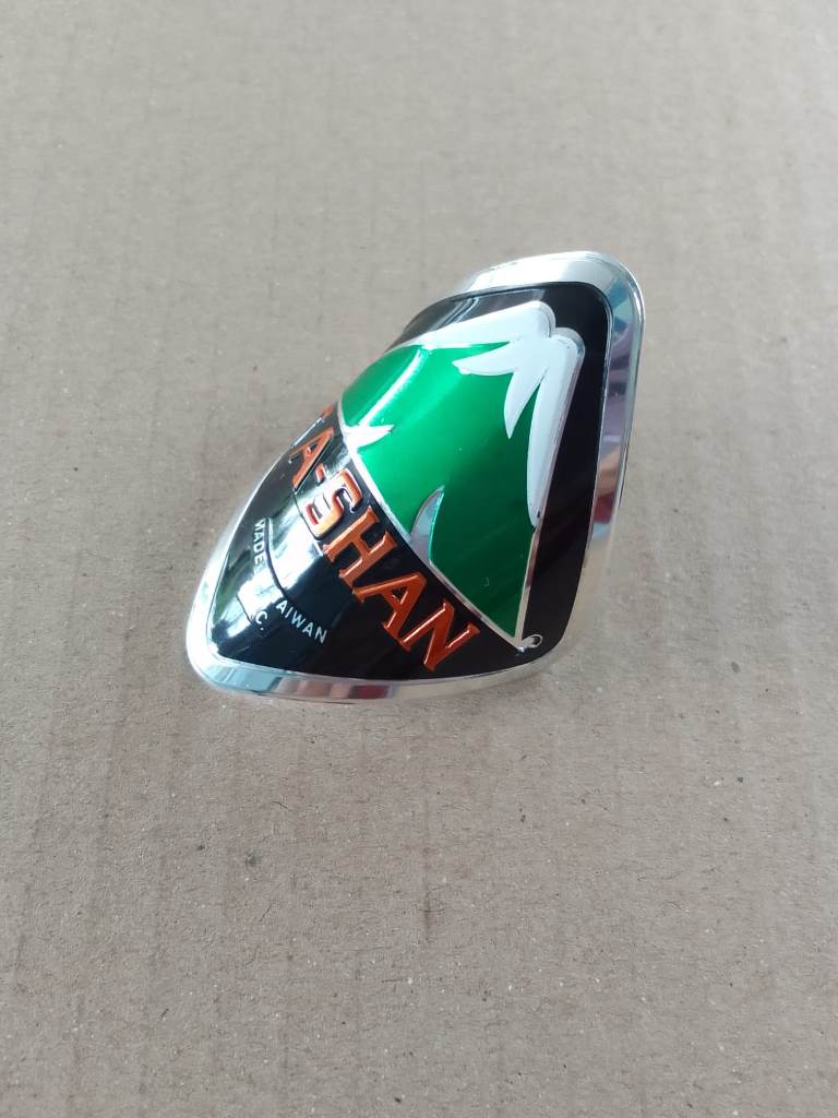 Ta Shan bicycle emblem right side view