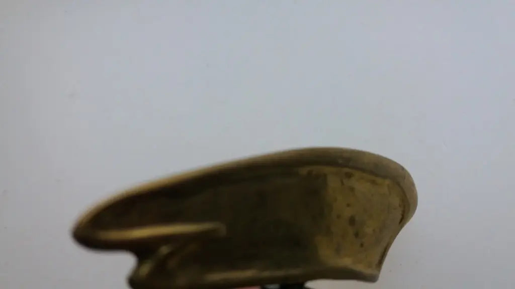 Handcrafted style brass front mudguard ornament vintage bicycle