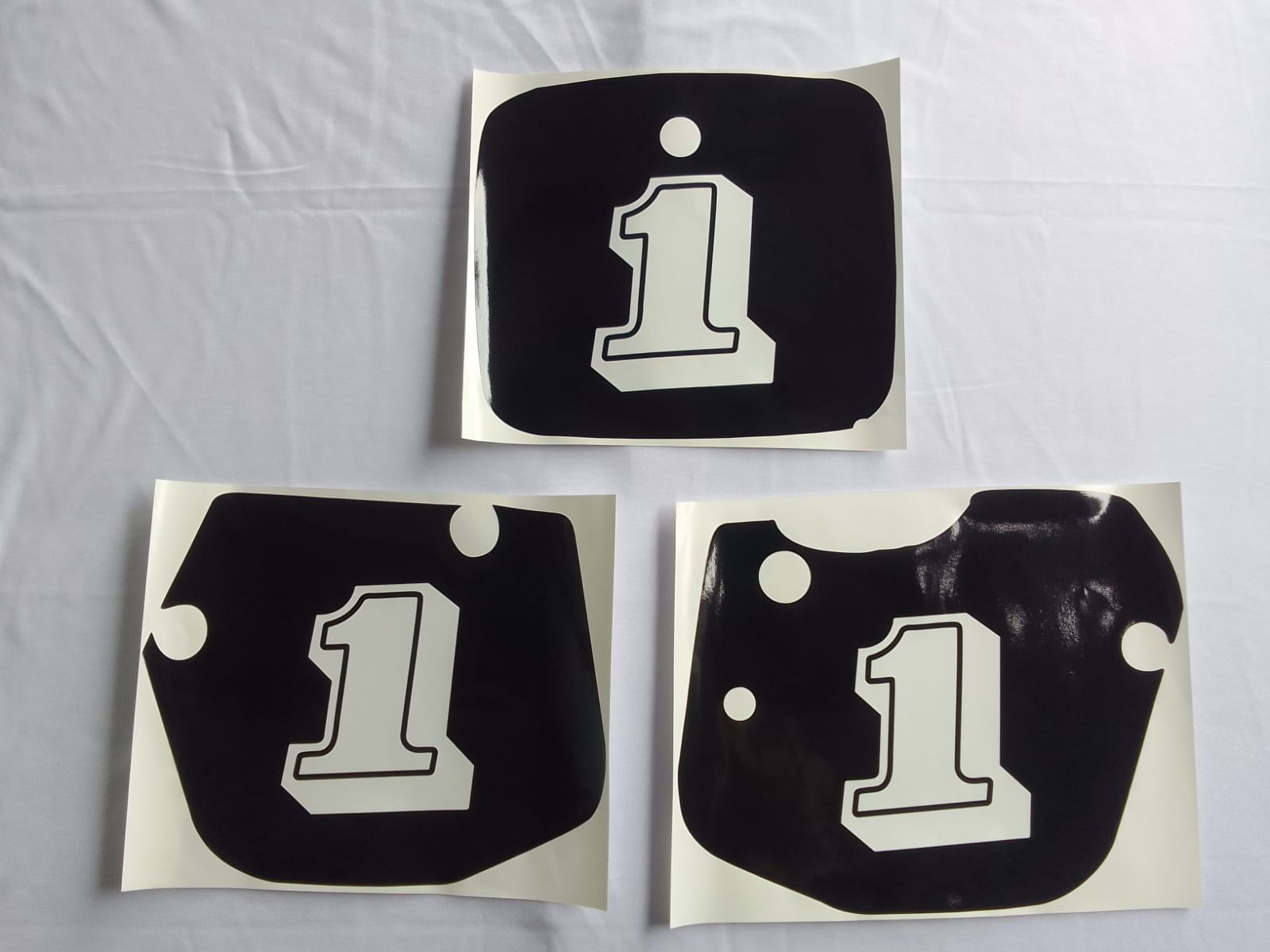 Yamaha YZ490 1984–1985 reproduction front plate graphic