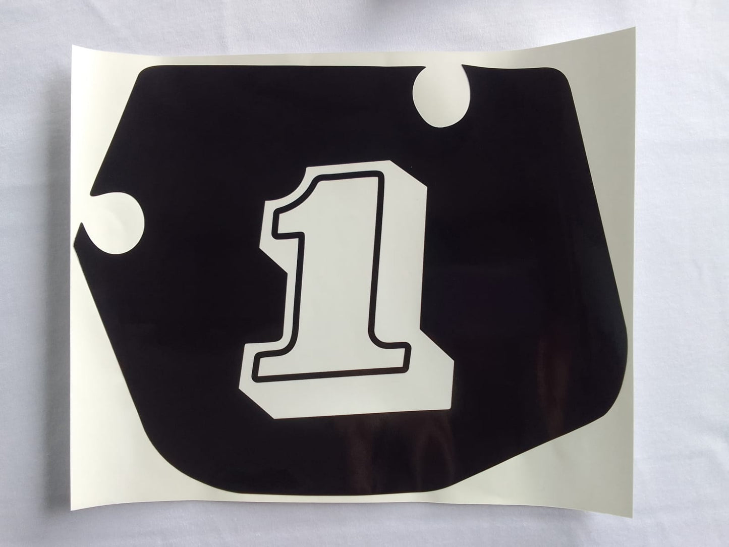 Yamaha YZ490 1984–1985 reproduction right side plate decal